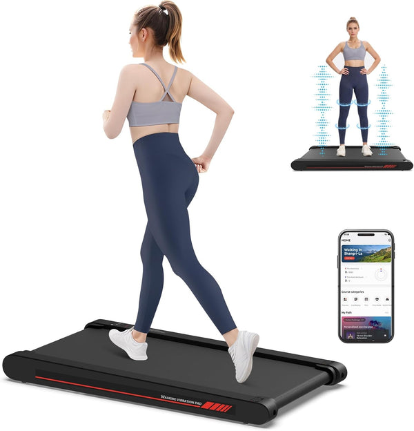 Smart Walking Treadmill Pad for Home with Remote + App
