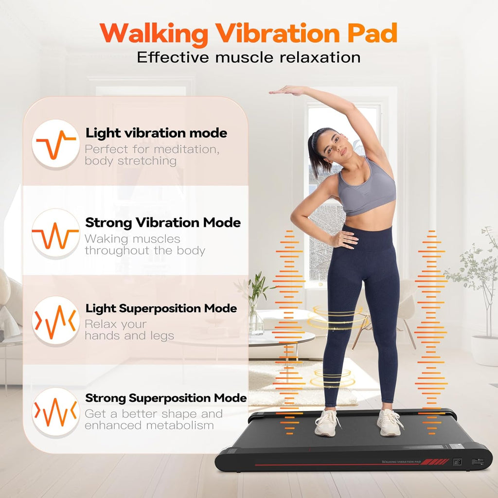 Smart Walking Treadmill Pad for Home with Remote + App